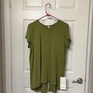 Open Up Tie Back Tee